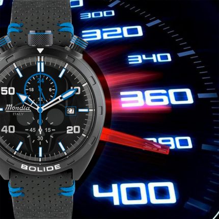 Orologio Cronografo Bolide Blu Uomo Mondia Italy - Miyota