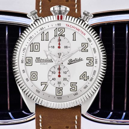 Orologio Bianco Cronografo Bolide Uomo Mondia Italy