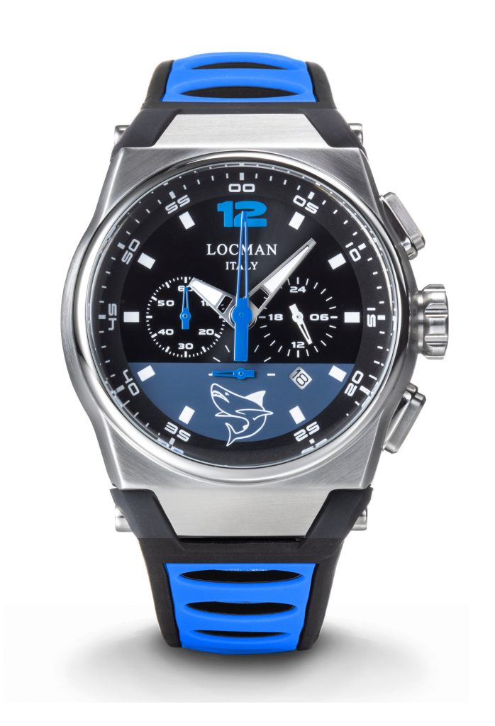 Orologio Locman Uomo Nuovo Mare Blu in Silicone