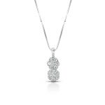 Ciondolo Diamante Bilogy Oro Bianco - CT 0.13 Marika