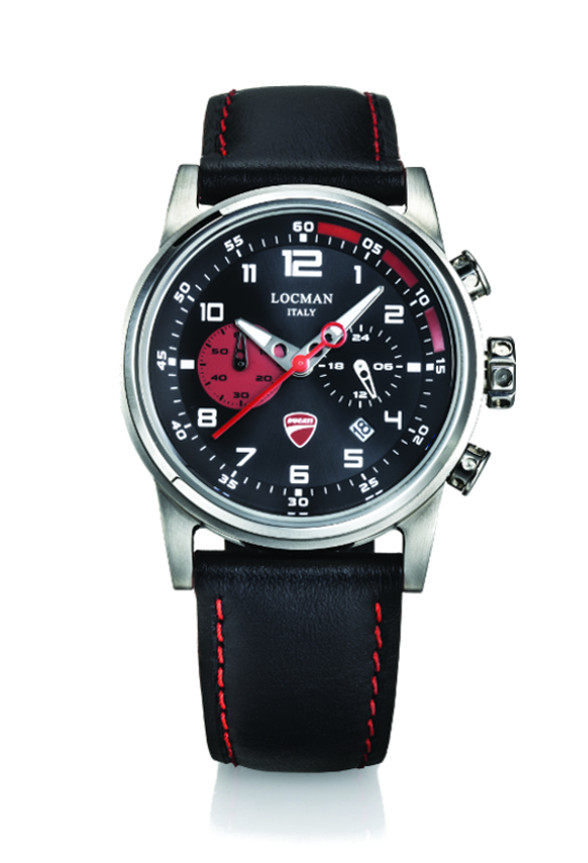 Orologio Uomo Locman Ducati Cronografo in Pelle Riolo Gioielli
