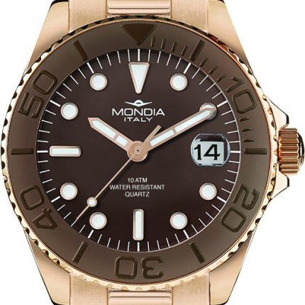 Orologio Uomo PVD Gold Rose in Acciaio - Mondia Italy