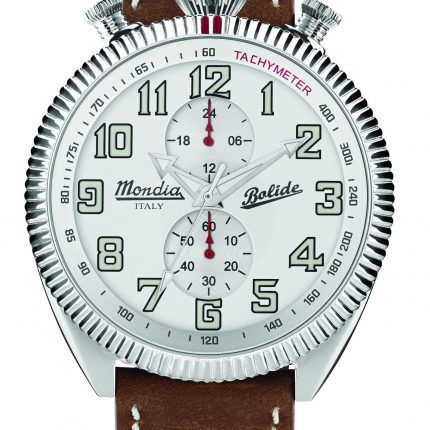 Orologio Bianco Cronografo Bolide Uomo Mondia Italy