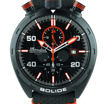 Orologio Cronografo Bolide Arancio Uomo Mondia Italy