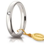 Fede Comoda 3.5mm - Oro Bianco 18k