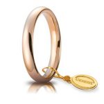Fede Comoda 3mm - Oro Rosa 18k