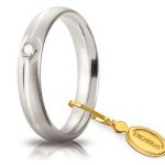Fede Comoda 4mm - Oro Bianco 18k