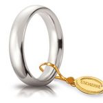 Fede Comoda 4mm - Oro Bianco 18k