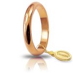 Fede Nuziale Francesina - Oro Rosa 18k