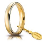 Fede Comoda 4mm - Oro Giallo e Bianco 18k
