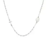 Collana Rosario Girocollo Rodio