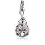 Coccinella Rosato Charm My Luck in Argento Donna