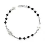 Bracciale Rosario Onice Nera