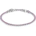Bracciale Tennis Argento E Zirconi Da Donna Di Rosato