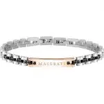 Maserati Bracciale Uomo con targhetta Rosè