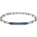 Maserati Bracciale Uomo con targhetta Blu