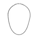 Collana Donna Catena in Argento Barrel Crystal