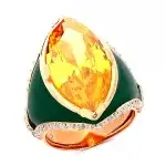 Anello Na79 Gioielli Notre Dame - Green