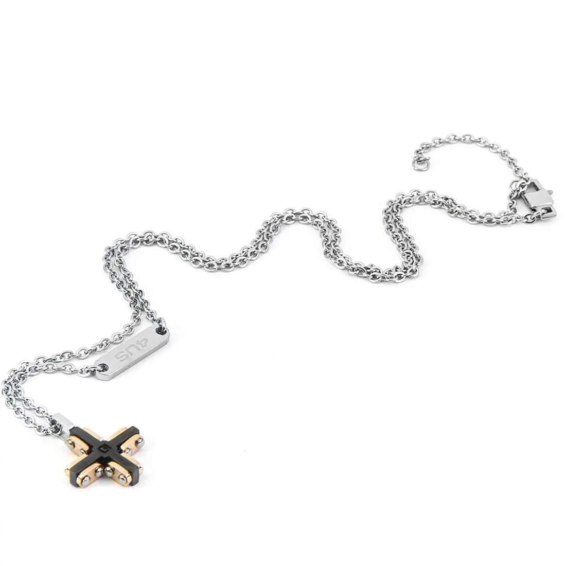 collana-uomo-gioielli-4us-cesare-paciotti-4ucl4421_510995 Collana Uomo 4US Cesare Paciotti Steel - 4UCL4421 - immagine 1